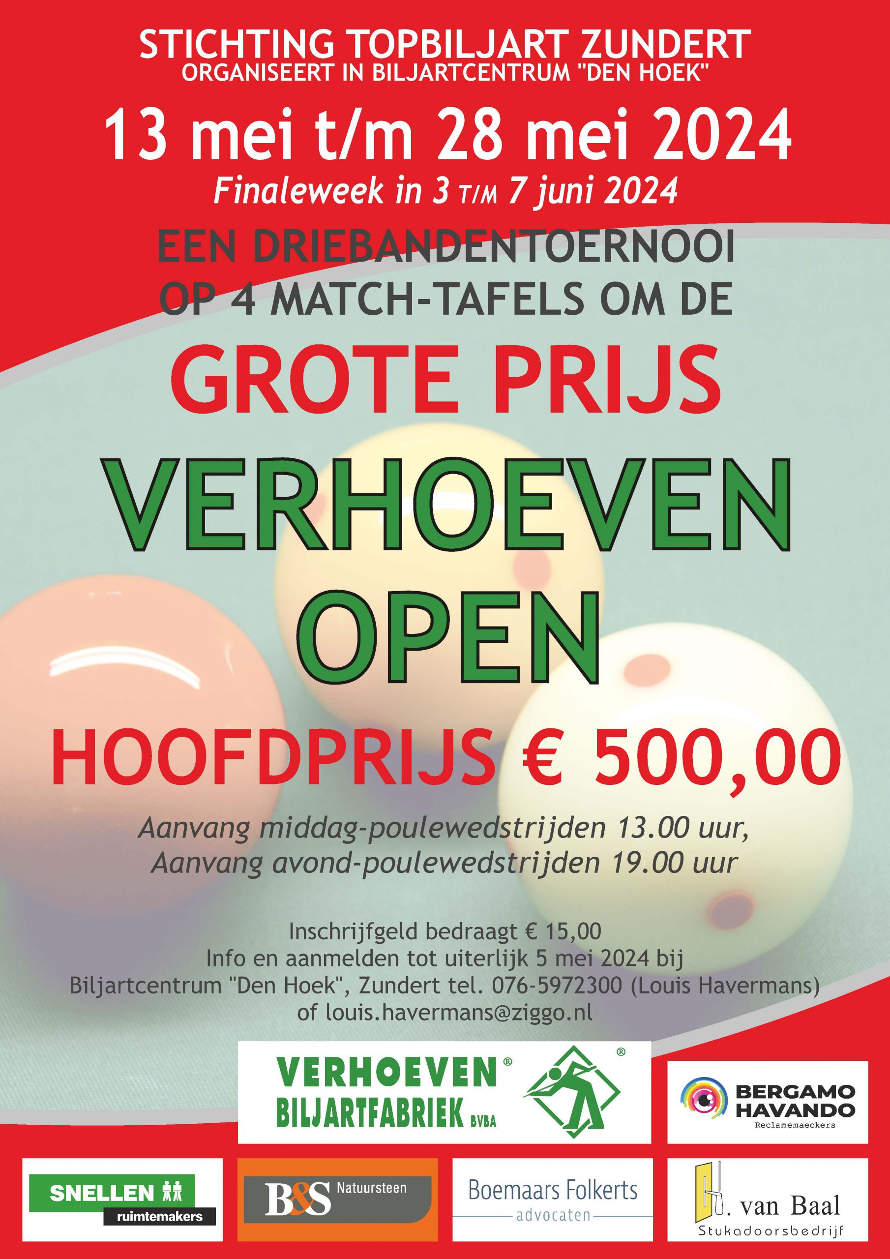 affiche open toernooi zundert 2024